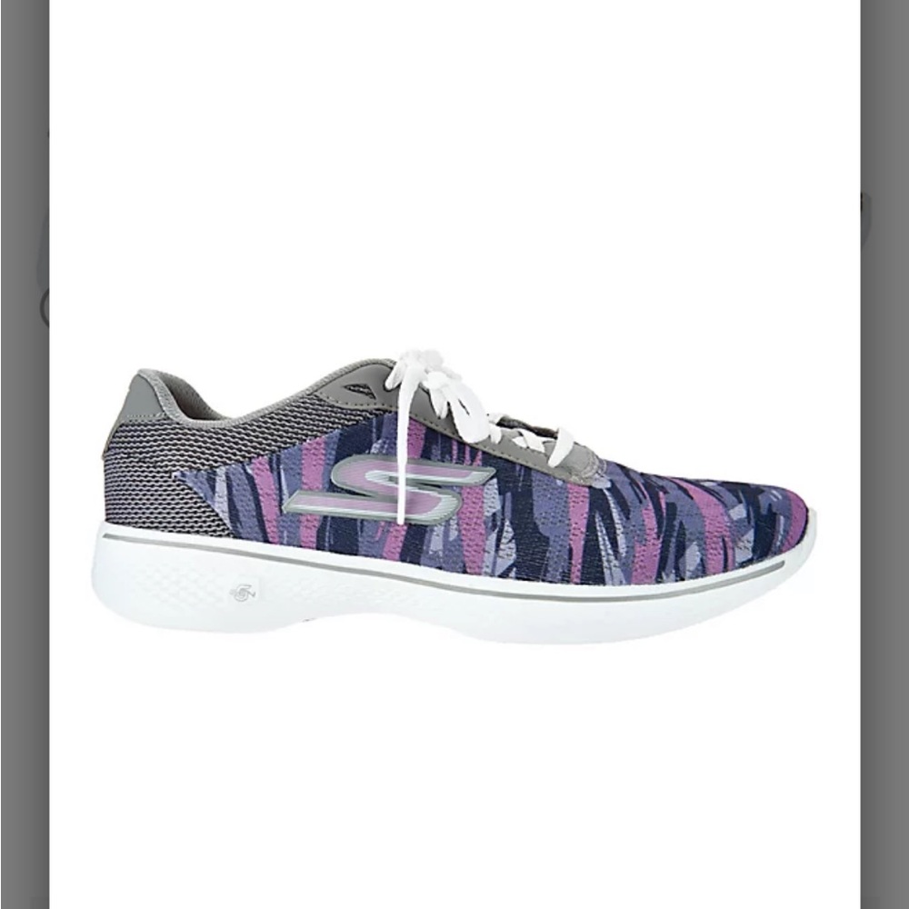 Skechers GOwalk 4 Waterprint Lace-up Sneaker - Motion Size 9.5 NEW